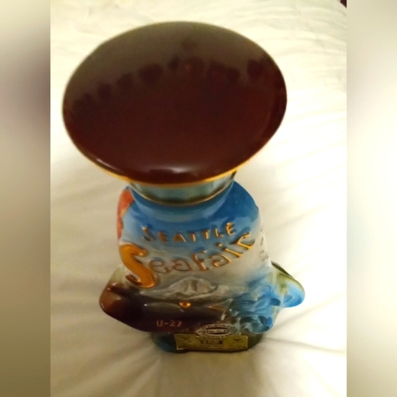 VINTAGE 50 YEARS OLD EMPTY BOTTLE DECANTER JIMBEAM . - Picture 3 of 5